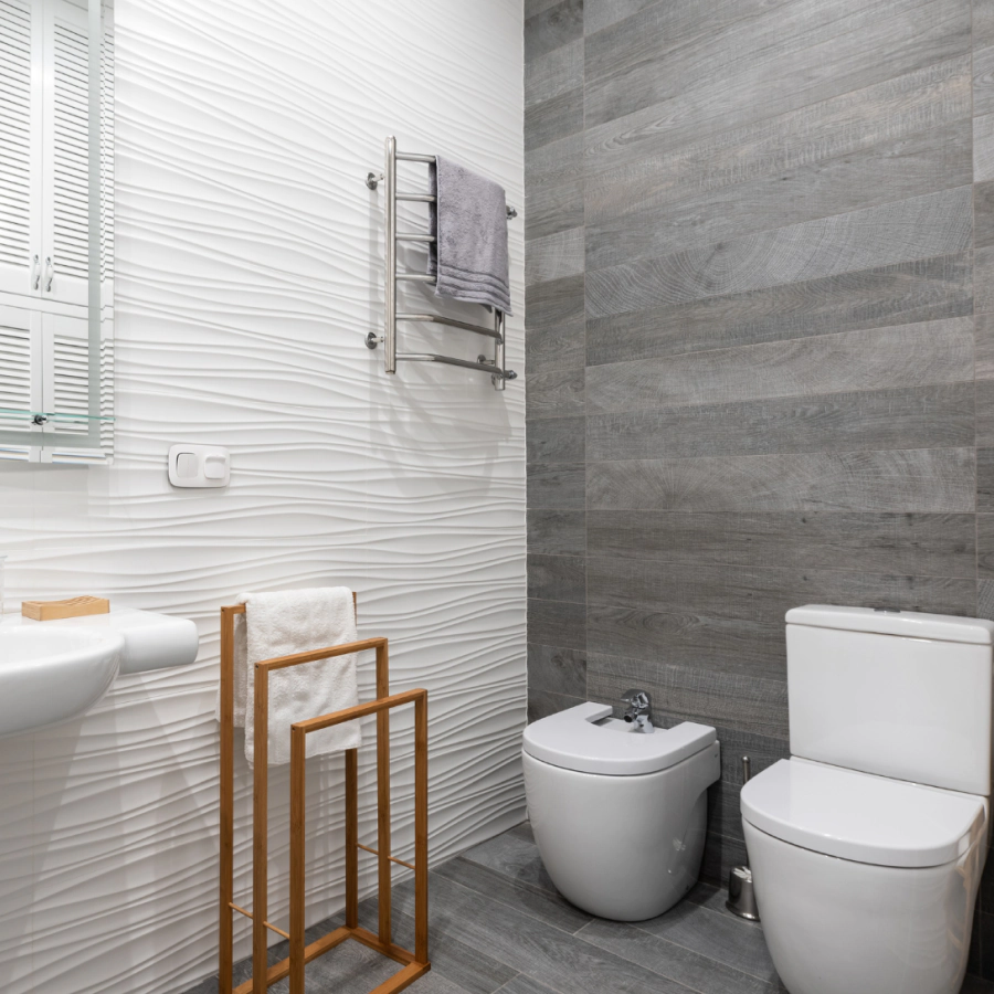 modern bathroom remodel